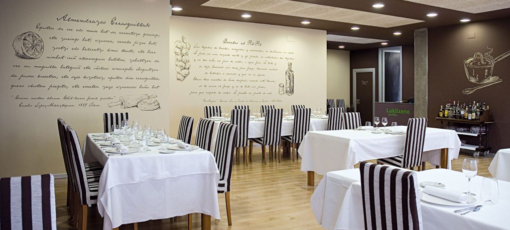 Proyecto de diseño gráfico ambiental - Restaurante Lukitxene