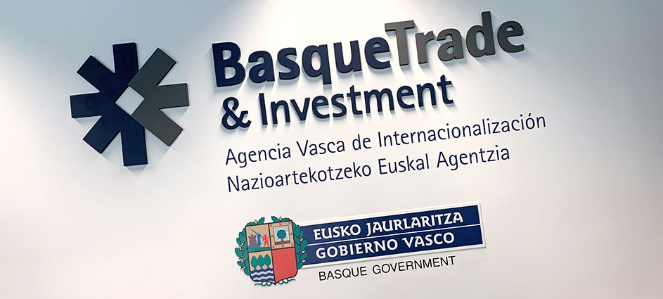 Proyecto de diseño gráfico ambiental - Oficinas Basque Trade