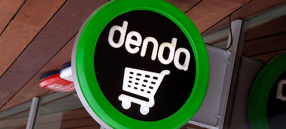 Denda Logotipo Papeleria Diseño ambiental