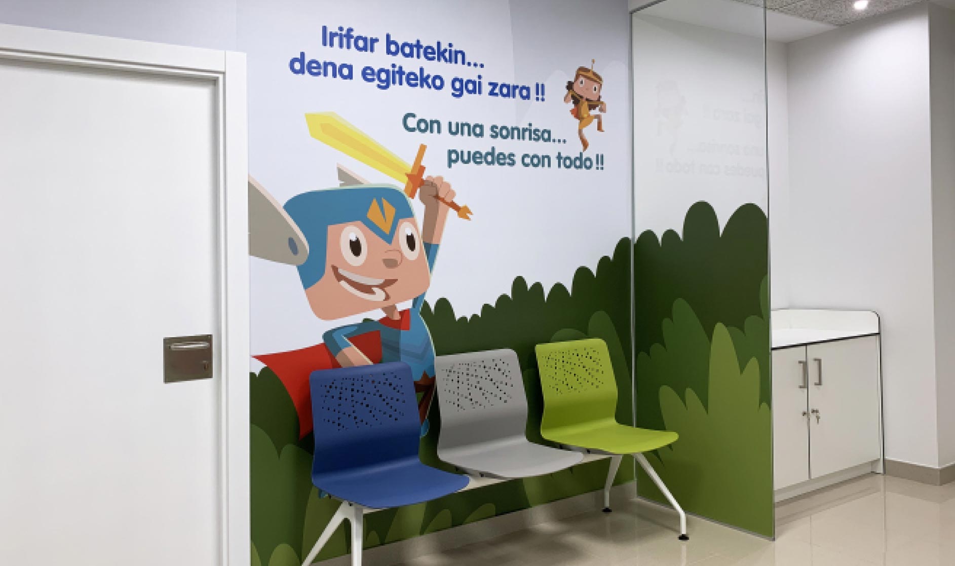 Proyecto de diseño grafico ambiental - Centro de Salud – Consultas de Pediatría – Osakidetza