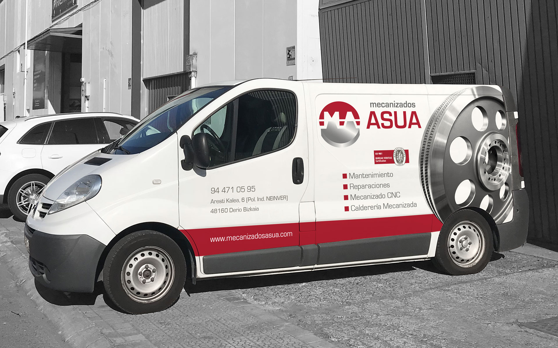 mecanizados asua Proyecto de identidad corporativa y diferentes soportes de comunicación