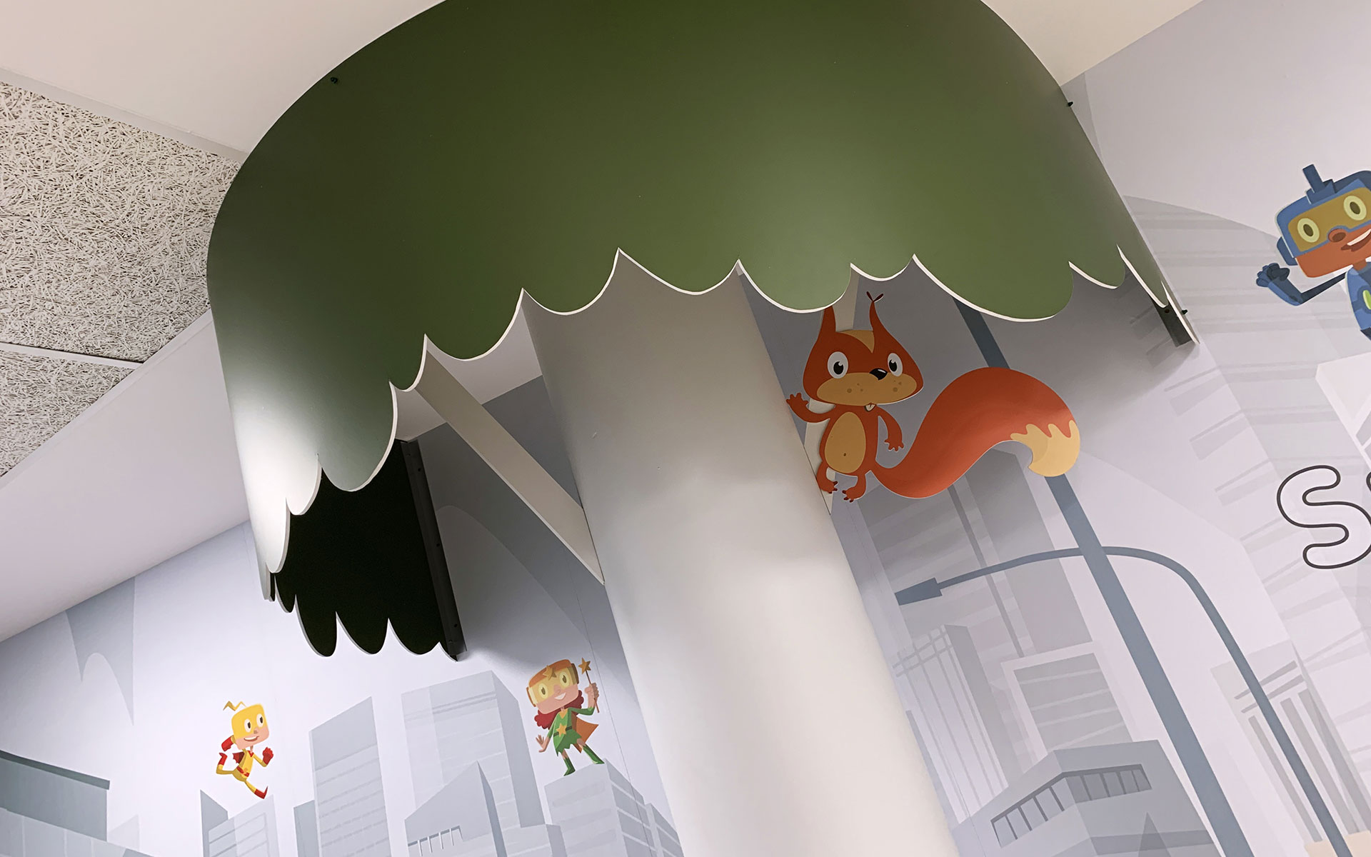 Centro de Salud - Consultas Pediatria - Osakidetza Vinilo Grafico