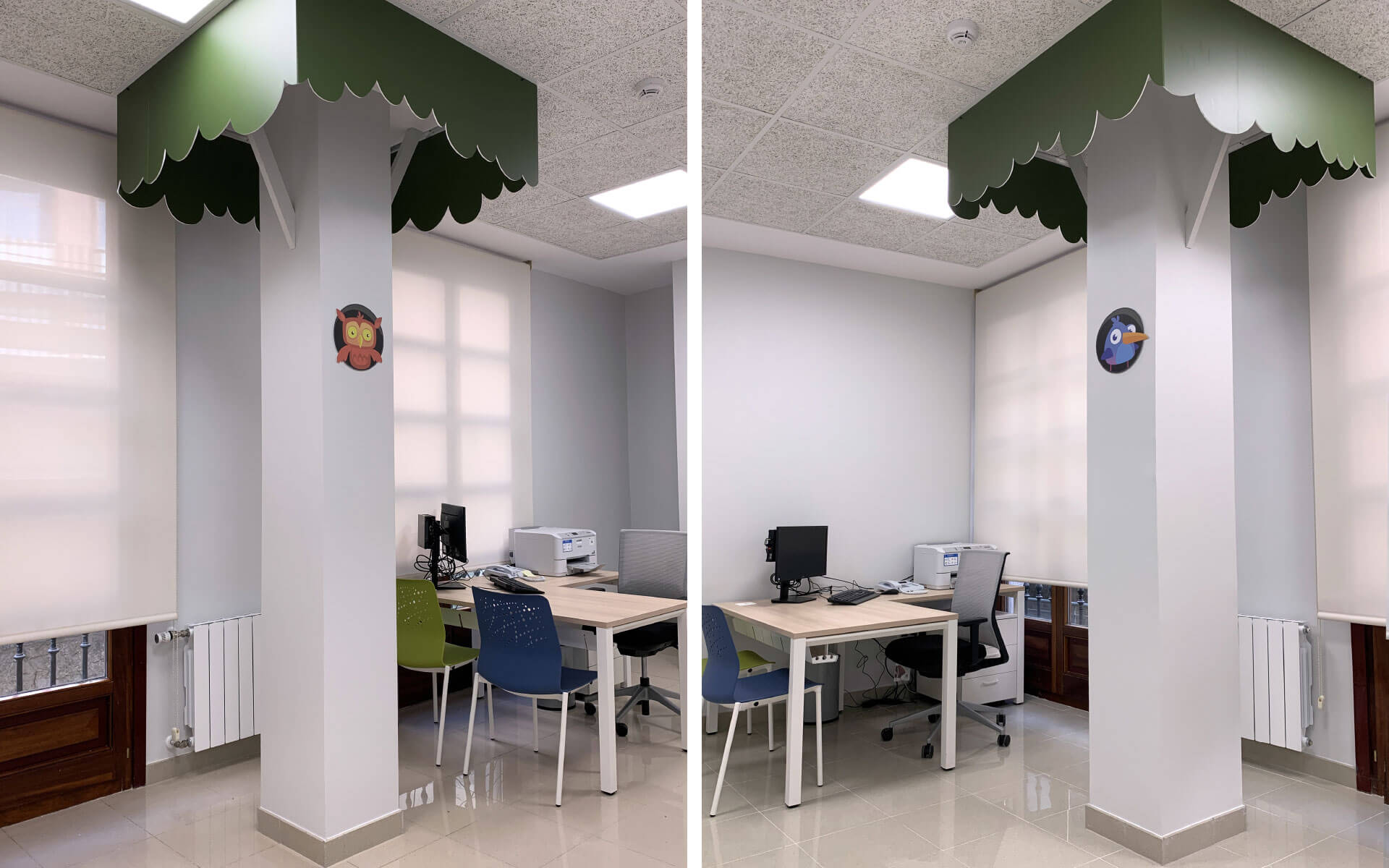 Proyecto de diseño grafico ambiental - Centro de Salud – Consultas de Pediatría – Osakidetza