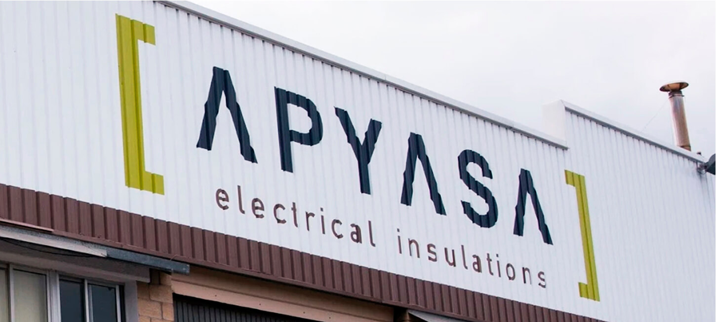 APYASA Electrical Insulations - Proyecto de identidad corporativa y diferentes soportes de comunicación.