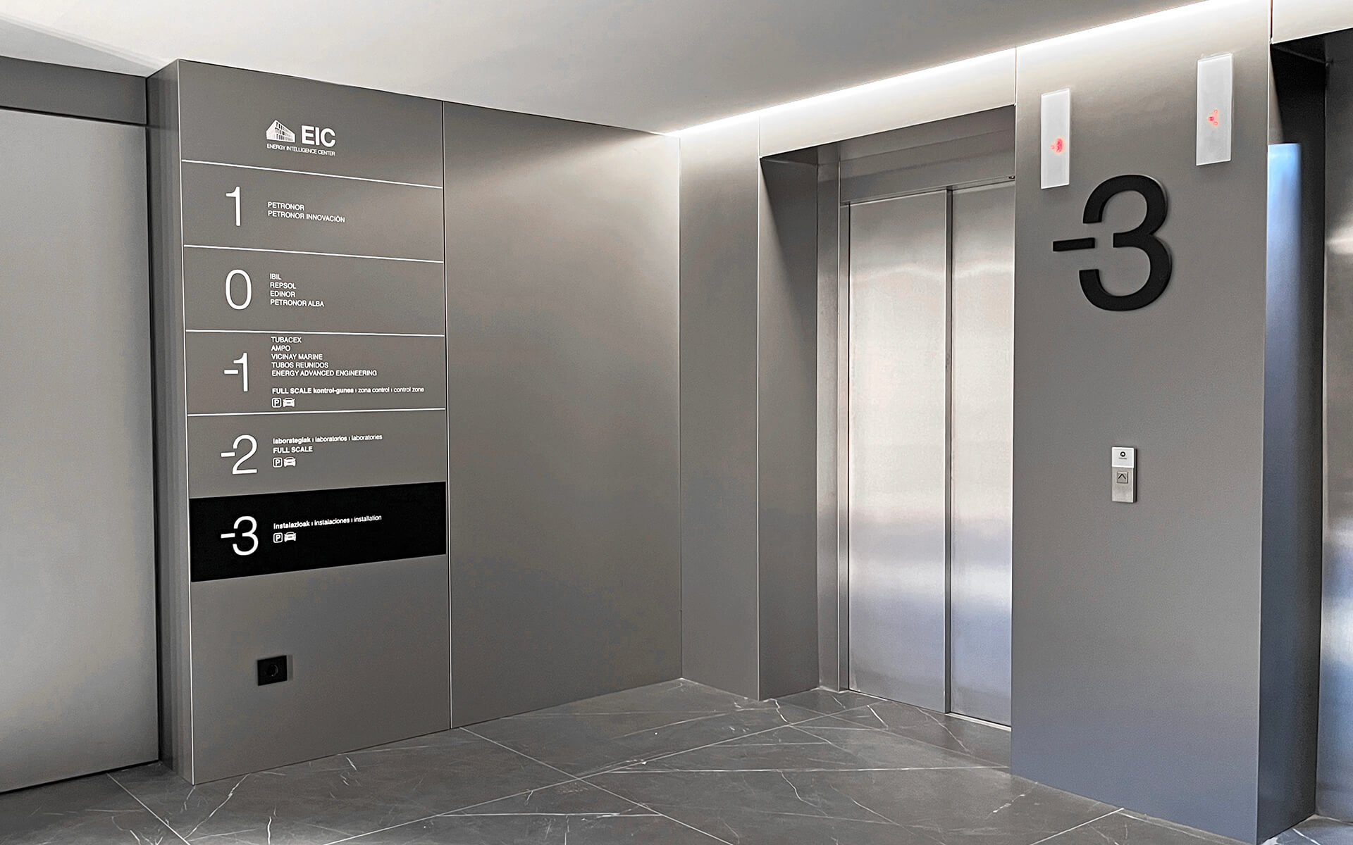 EIC Energy Intelligence Center - Proyecto de señalética