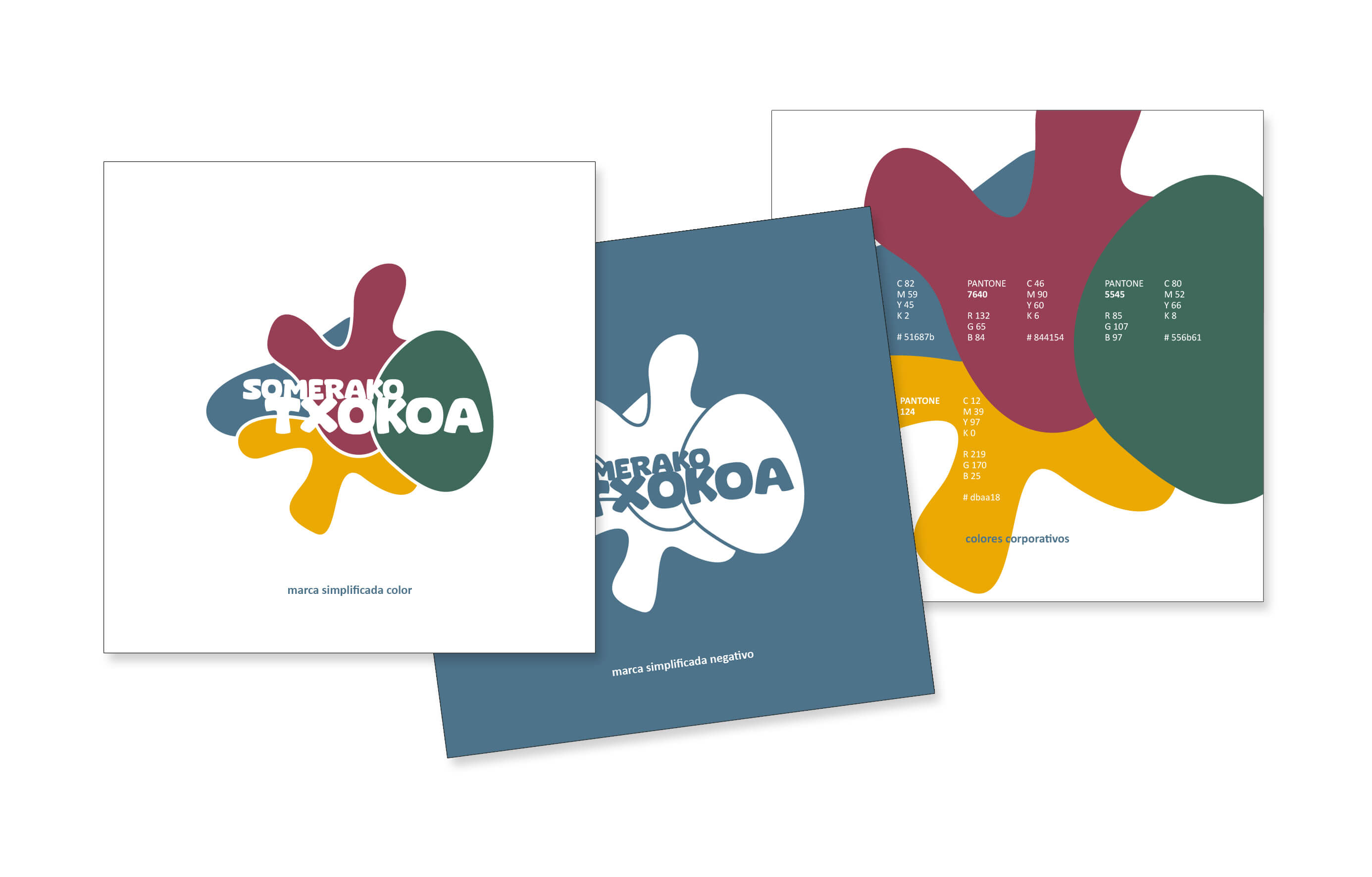 SOMERAKO TXOKOA - Proyecto de identidad corporativa y diferentes soportes de comunicación.