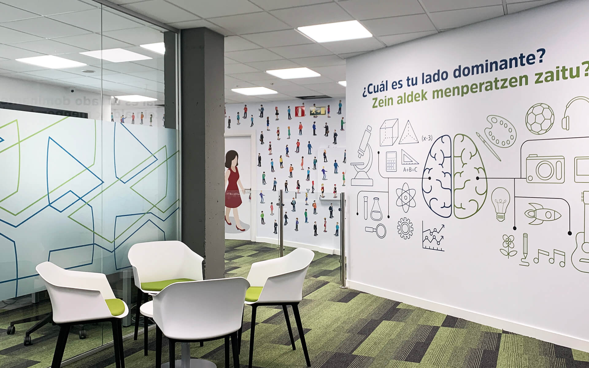 Proyecto de diseño gráfico ambiental - KONECTIA Centro de formación